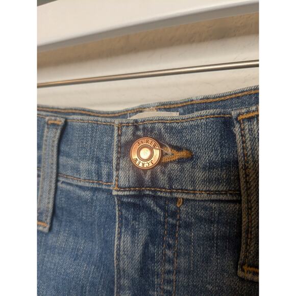 J. CREW Denim High Rise Cutoff Jean Shorts Women's Size 26 Style Number AV826 - Picture 2 of 7